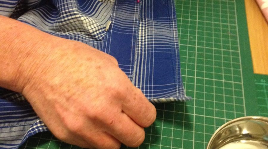 Rejigging a shirt collar