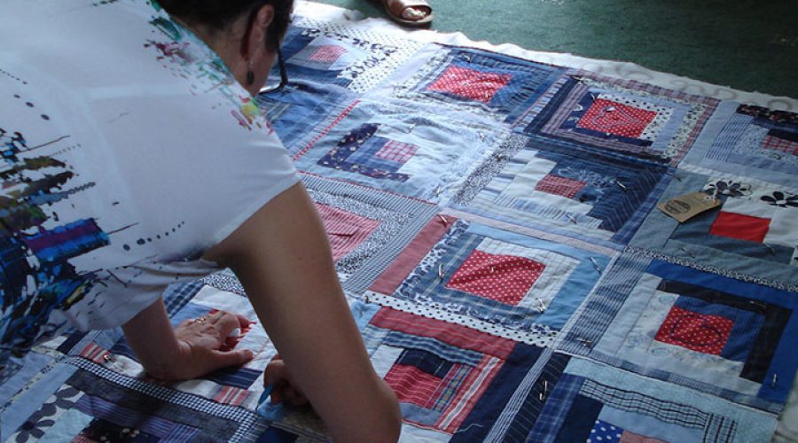 Making a Log Cabin Quilt