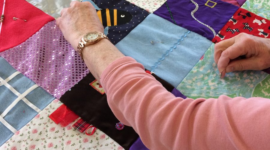 Making Fidget Quilts