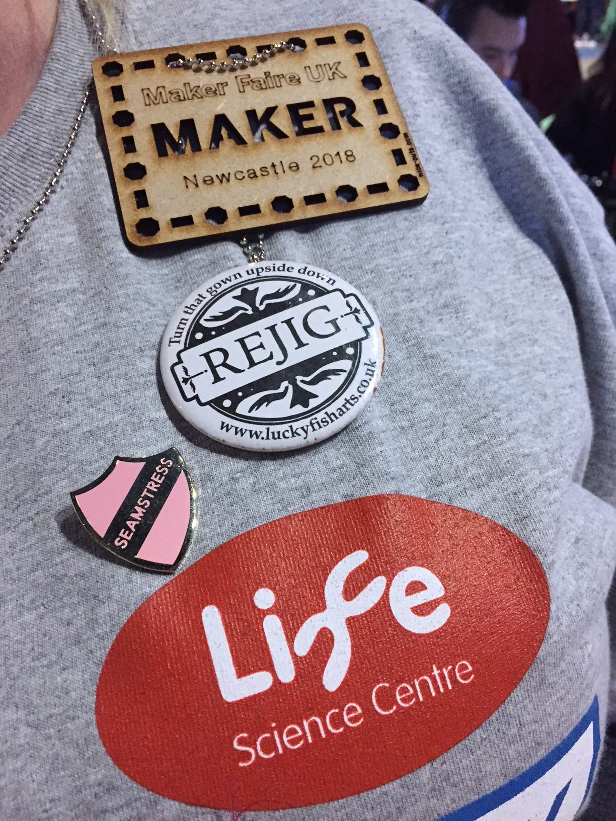 Rejig at the Maker Faire, Life Science Centre, Newcastle